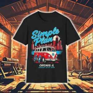 Simple Plan Tour Chicago Il Tshirt