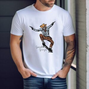 Skeleton Skateboarding Good Guys Tshirt