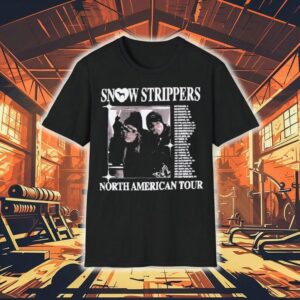 Snow Strippers North American Tour Tshirt
