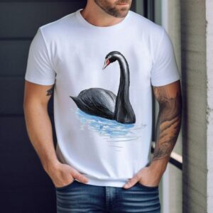 Sobel Czarny Labedz Bialy Tshirt
