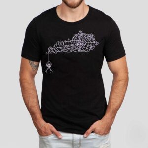 Spider Web Kentucky Shape Shirt