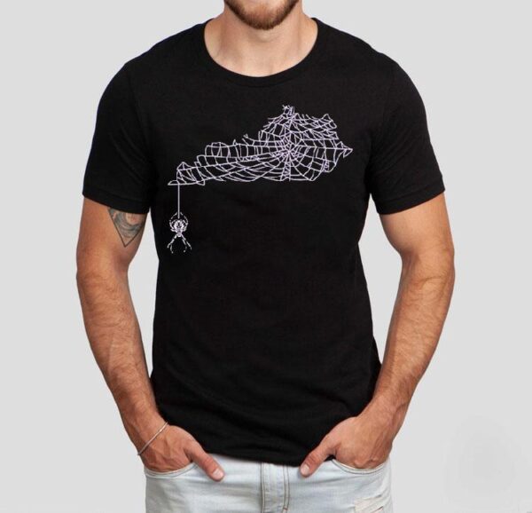 Spider Web Kentucky Shape Shirt