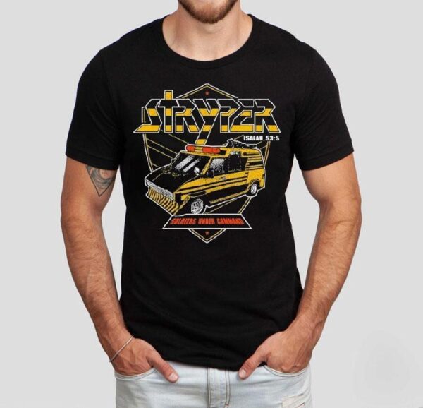 Stryper Soldiers Under Command Battle Van Shirt