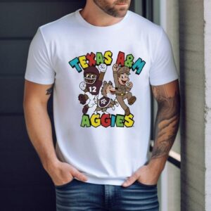 Texas Am Aggies Character Trio Super Mario Tshirt