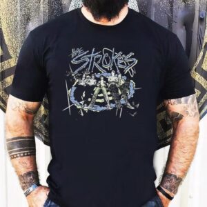 The Strokes Heavy Knit Garment Photo Tshirt