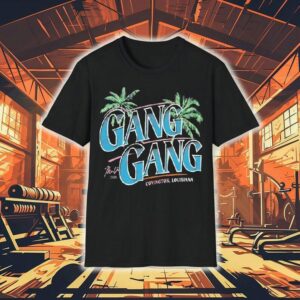 Theo Von Gang Gang Covington Louisiana Palm Tree Shirt