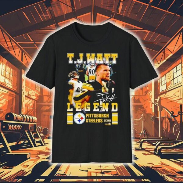 Tj Watt Legend Pittsburgh Slers Football Signature Shirt