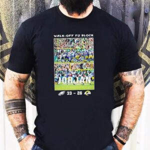 Walk Off Fg Block Jordan Philadelphia Eagles Vs Los Angeles Rams Football Tshirt