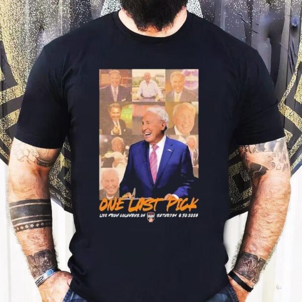 Will Howard Wearing Lee Corso One Last Pick Live From Columbus Oh Saturday 8.30.2025 Shirt