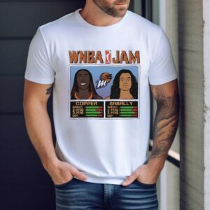 Wnba Jam Kahleah Copper And Satou Sabally Phoenix Mercury Basketball Tshirt