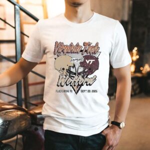 Wofford Terriers Vs Virginia Tech Hokies Football Helmet Tshirt