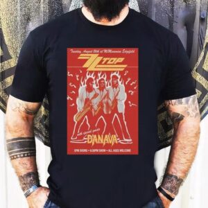 Zztop All Ages Welcome Danava Tour Tshirt