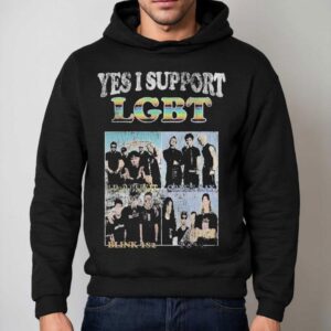Blink Yes I Support Lgb Hoodie