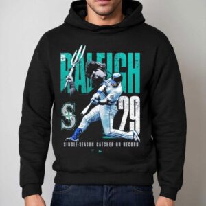 Cal Raleigh Seattle Mariners Single Season Catcher Home Run Record Hoodie