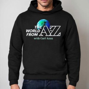 Carl Azuz The World From To Az Logo Hoodie