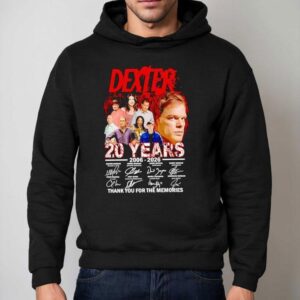 Dexter 20 Years 2006 2026 Thank You For The Memories Signatures Shirt 2 Dexter Years Thank You For The Memories Signatures Hoodie