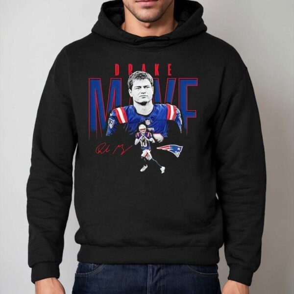 Drake Maye New England Patriots Football Signature Shirt