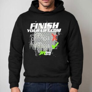 Finish Your Lift Motivational Weightlifting Hoodie
