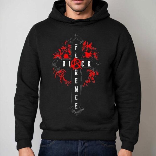 Florence Black Cross Shirt
