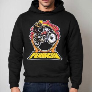 Fu Manchu Bultaco Biker Hoodie