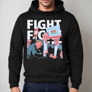 Gavin Newsom Fight Fight Fight California Republic Hoodie
