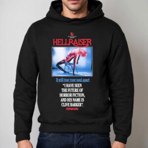 Hellraiser It Will Tear You Apart I Have Seen The Future Of Horror Fiction And His Name Is Clive Barker Stephen King Hoodie