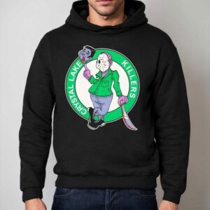 Jason Voorhees In The Style Of The Boston Celtics Logo Hoodie