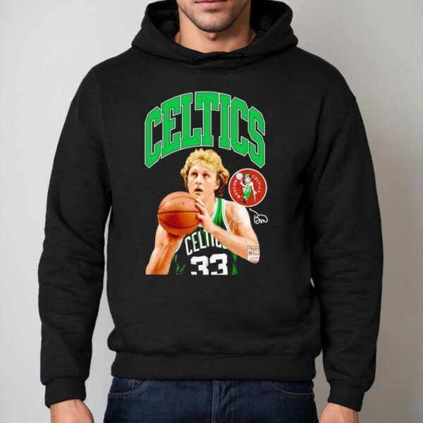 Larry Bird Boston Celtics Basketball Signature Shirt