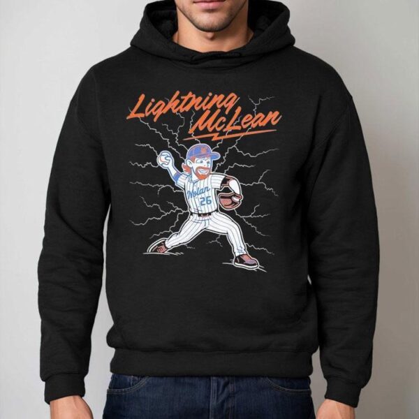 Lightning Nolan Mclean New York Mets Baseball Shirt