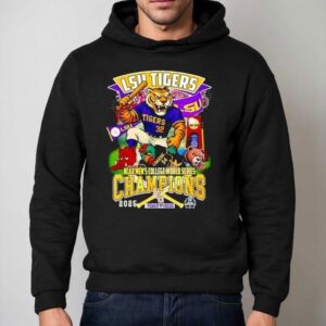 Lsu Tigers Mascot Ncaa Men S College World Series Champions Hoodie