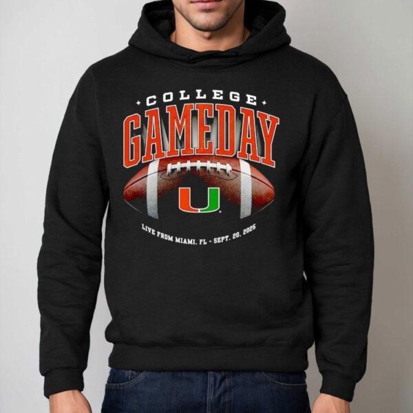 Miami Hurricanes Football College Gameday 2025 Shirt