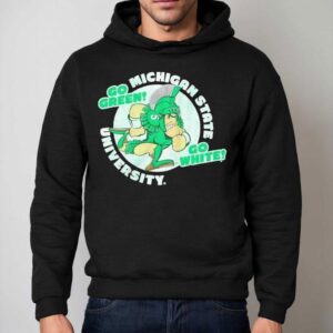 Michigan State Spartans University Go Green Go White Hoodie