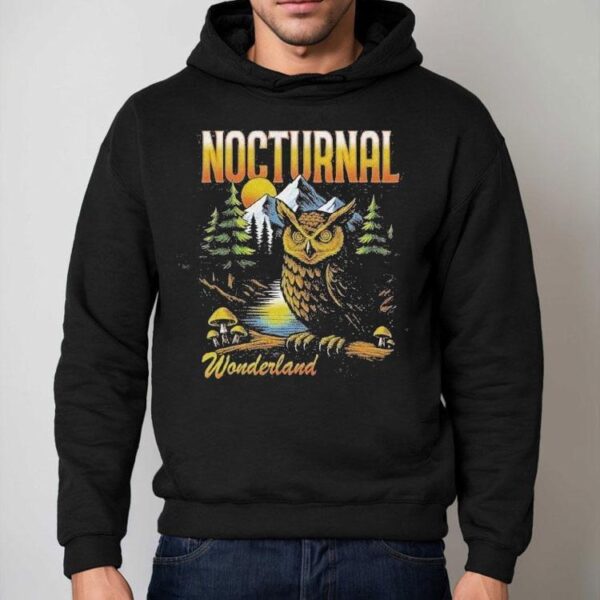 Nocturnal Wonderland Watcher Owl Shirt