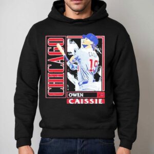 Owen Caissie Chicago Cubs Card Hoodie