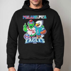Philadelphia Phillies And Philadelphia Eagles Masco Hoodie
