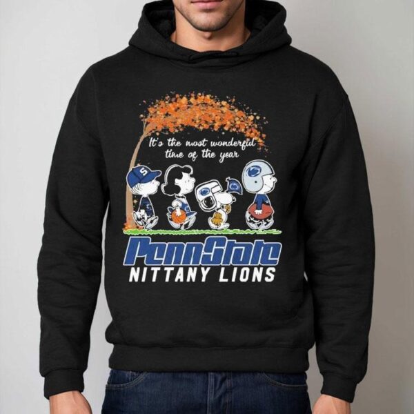 Snoopy The Peanuts Penn State Nittany Lions It’s The Most Wonderful Time Of The Year Shirt
