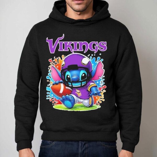 Stitch Fan Minnesota Vikings Nfl Shirt