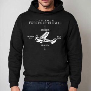 The Four Forces Of Flight Dreams Money Faa Reality Hoodie