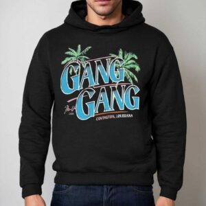 Theo Von Gang Gang Covington Louisiana Palm Tree Hoodie