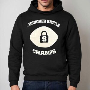 Turnover Battle Champs Football Lock Hoodie