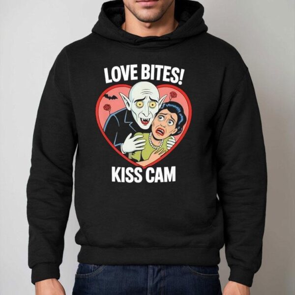 Vampire Love Bites Kiss Cam Parody Halloween Shirt