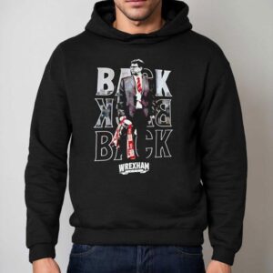 Wrexham Afc League Two Manager Of The Season Back Back Back Hoodie