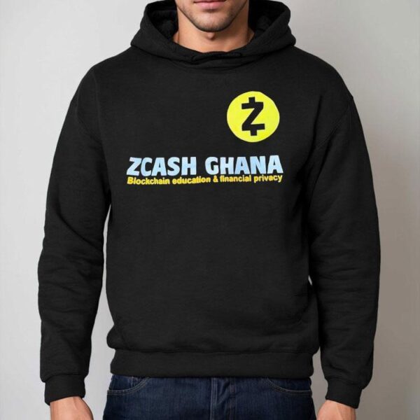 Zcash Ghana Blockchain Education And Financial Privacy Shirt