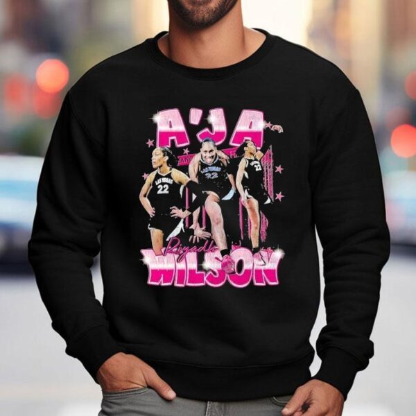 A’ja Wilson Riyadh Las Vegas Aces Basketball Graphic Shirt
