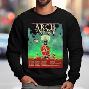 Arch Enemy North American Blood Dynasty Tour Tour Dates Sweatshirt