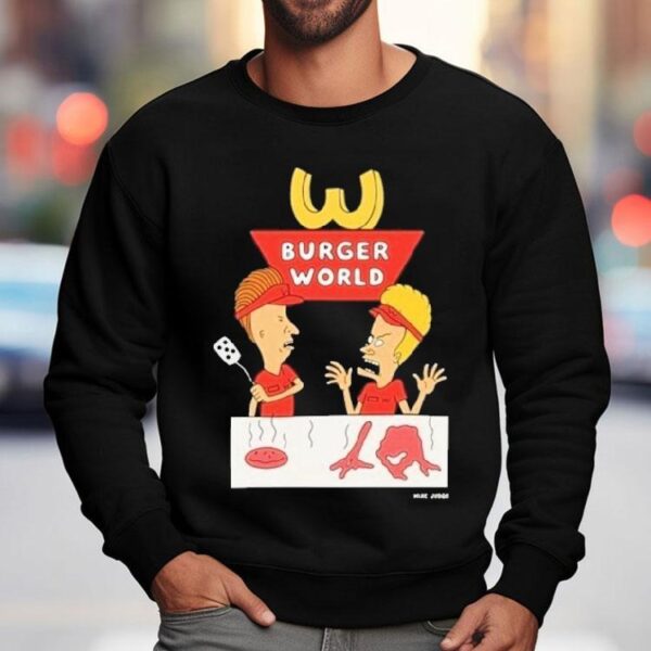Beavis And Butt Head Burger World Cartoon Shirt