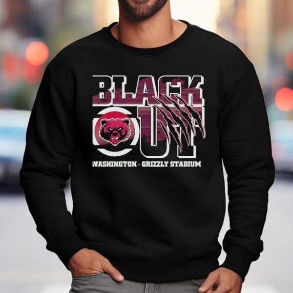 Blackout Washington Grizzly Stadium Shirt