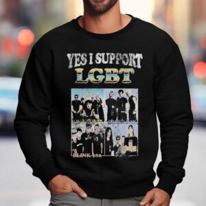 Blink Yes I Support Lgb Sweatshirt