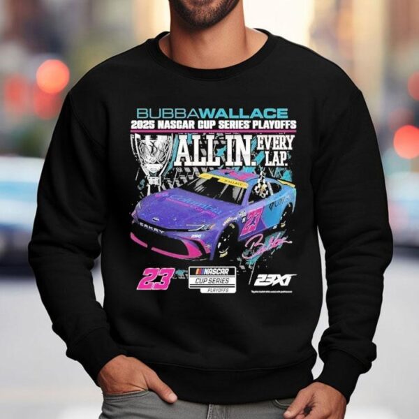 Bubba Wallace 23xi Racing 2025 Nascar Cup Series Playoffs Columbia Shirt