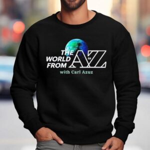 Carl Azuz The World From To Az Logo Sweatshirt